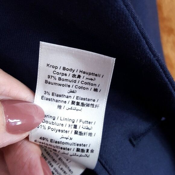 LES DEUX Jacket Mens Medium Blue Lightweight 4 Pocket MARSEILLE Cotton $279 - Picture 7 of 8